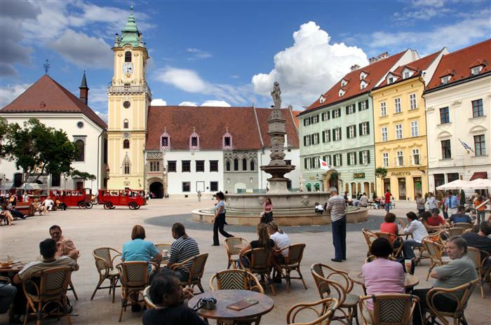 Bratislava main square